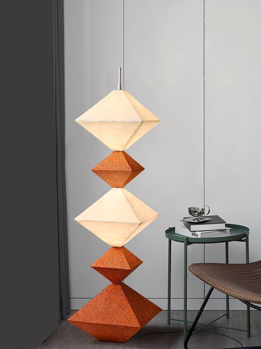 Rhombus Cube Floor Lamp-DWHOME