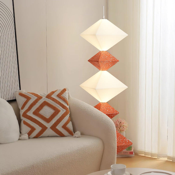 Rhombus Cube Floor Lamp-DWHOME