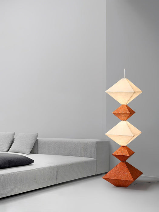 Rhombus Cube Floor Lamp-DWHOME