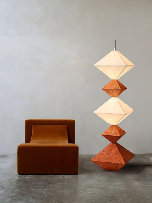 Rhombus Cube Floor Lamp-DWHOME