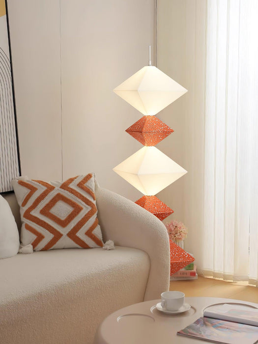 Rhombus Cube Floor Lamp-DWHOME