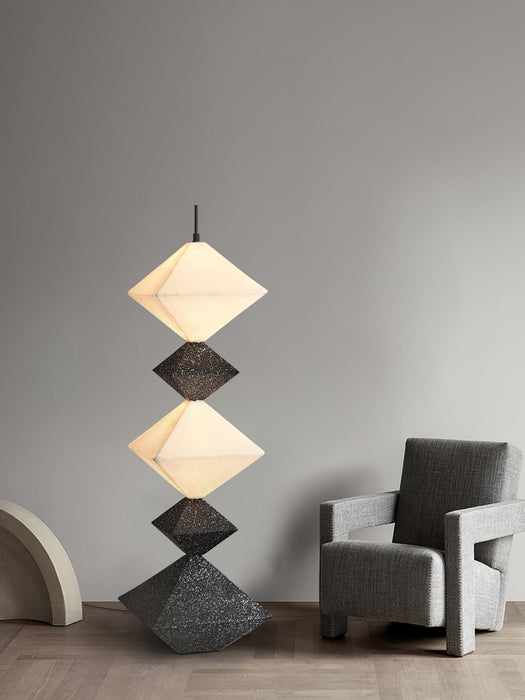 Rhombus Cube Floor Lamp-DWHOME