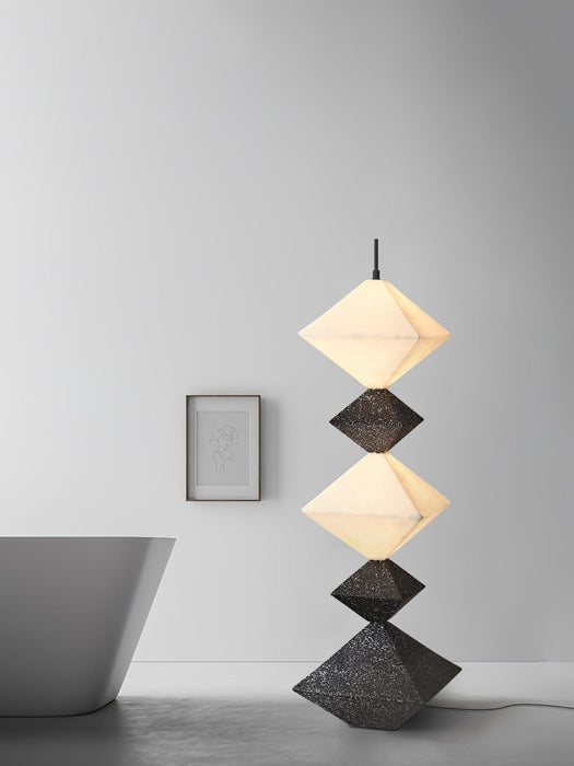 Rhombus Cube Floor Lamp-DWHOME