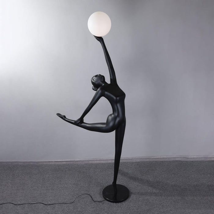 Rhythmic Gymnast Sculpture Floor Lamp - DWHOME