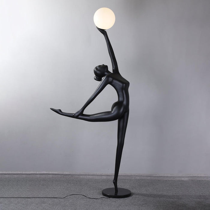 Rhythmic Gymnast Sculpture Floor Lamp - DWHOME