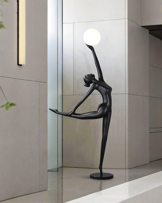 Rhythmic Gymnast Sculpture Floor Lamp - DWHOME