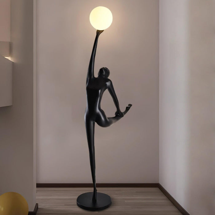 Rhythmic Gymnast Sculpture Floor Lamp - DWHOME
