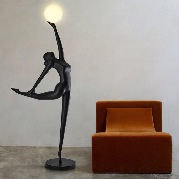 Rhythmic Gymnast Sculpture Floor Lamp - DWHOME