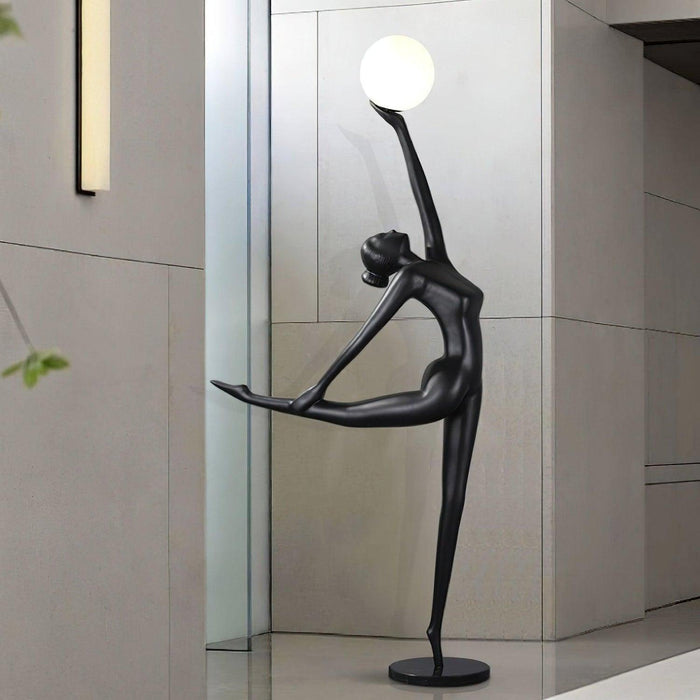 Rhythmic Gymnast Sculpture Floor Lamp - DWHOME