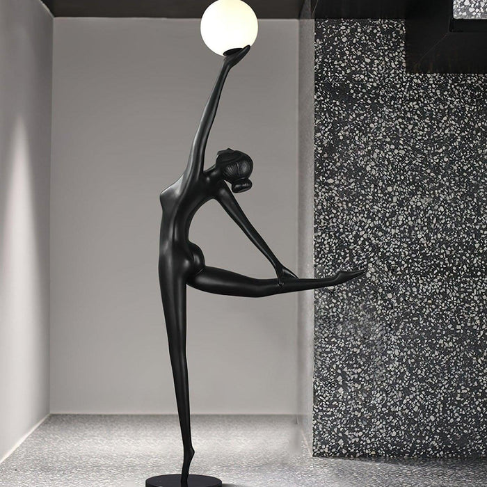 Rhythmic Gymnast Sculpture Floor Lamp - DWHOME