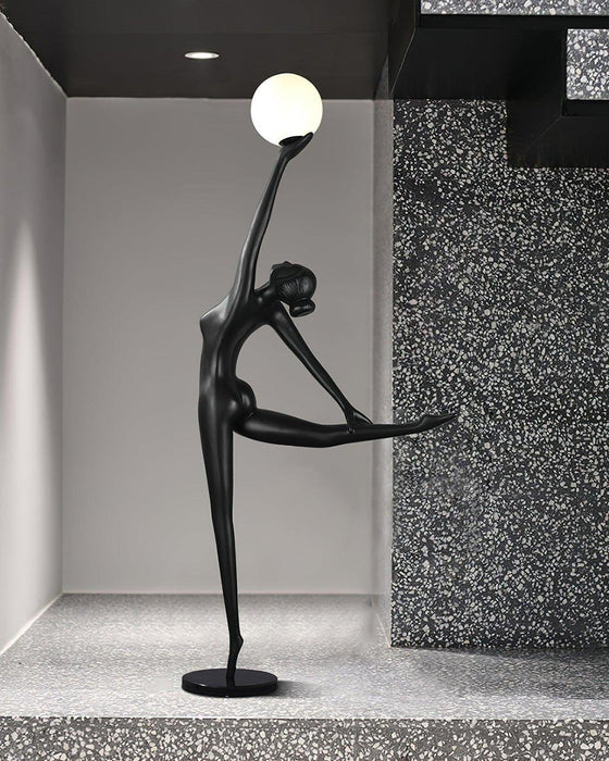 Rhythmic Gymnast Sculpture Floor Lamp - DWHOME