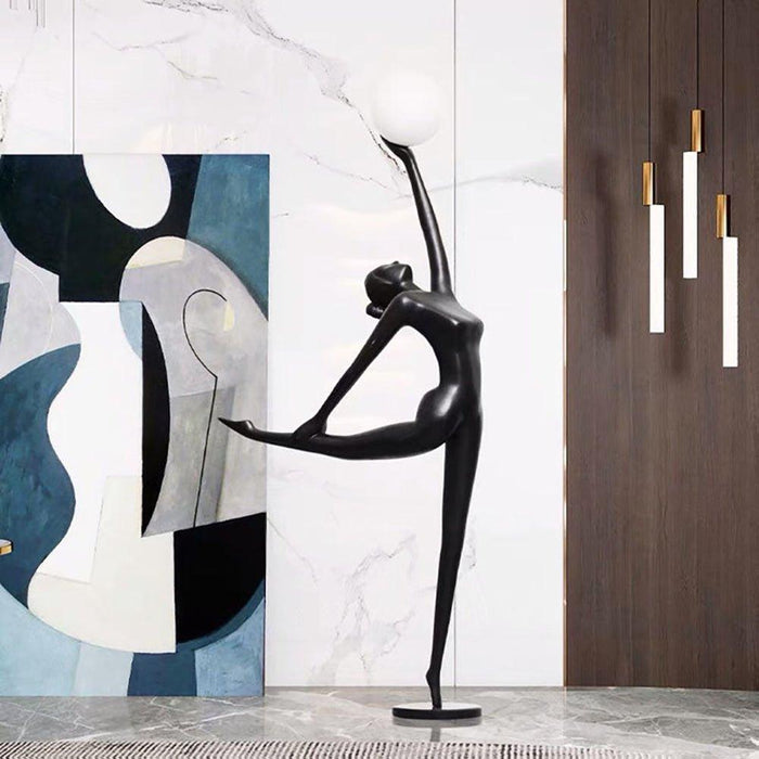 Rhythmic Gymnast Sculpture Floor Lamp - DWHOME