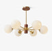 Ribbed Babble Glass Chandelier - DWHOME