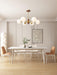 Ribbed Babble Glass Chandelier - DWHOME