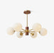 Ribbed Babble Glass Chandelier - DWHOME