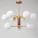 Ribbed Babble Glass Chandelier - DWHOME