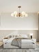 Ribbed Babble Glass Chandelier - DWHOME