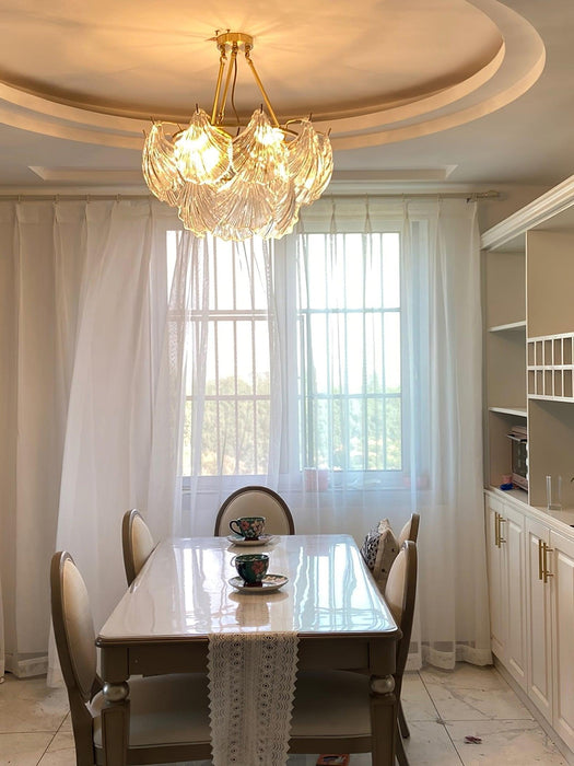 Ribbed Shell Ceiling light-DWHOME