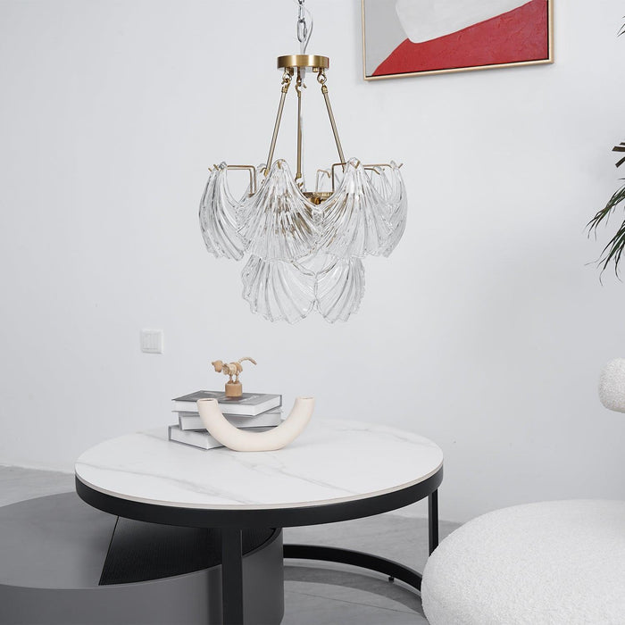Ribbed Shell Ceiling light-DWHOME
