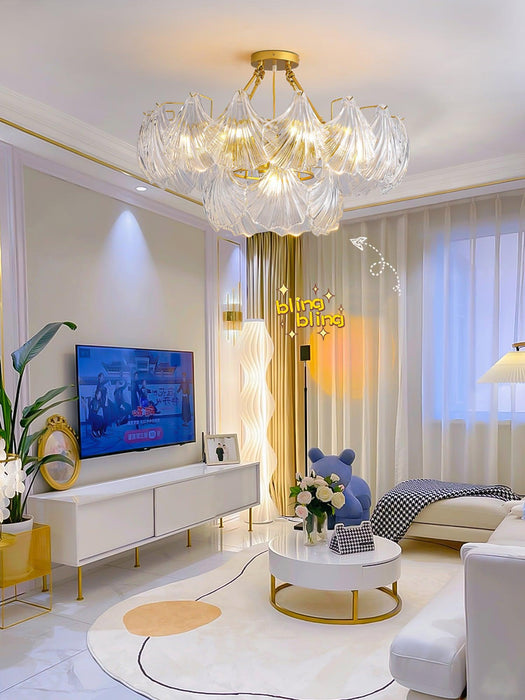 Ribbed Shell Ceiling light-DWHOME