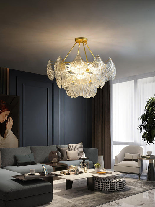 Ribbed Shell Ceiling light-DWHOME