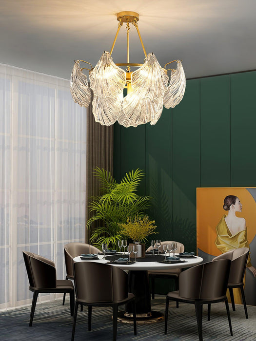 Ribbed Shell Ceiling light-DWHOME