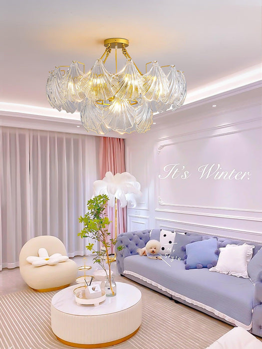 Ribbed Shell Ceiling light-DWHOME