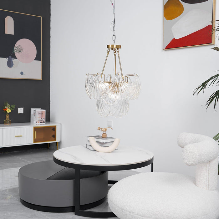 Ribbed Shell Ceiling light-DWHOME