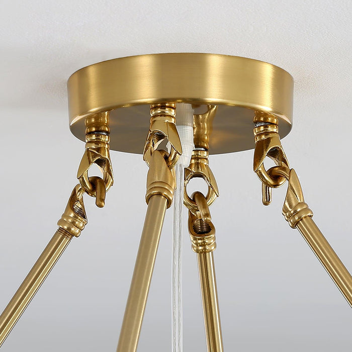 Ribbed Shell Ceiling light-DWHOME