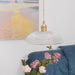 Ribbed Spiral Pendant Light-DWHOME
