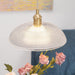 Ribbed Spiral Pendant Light-DWHOME