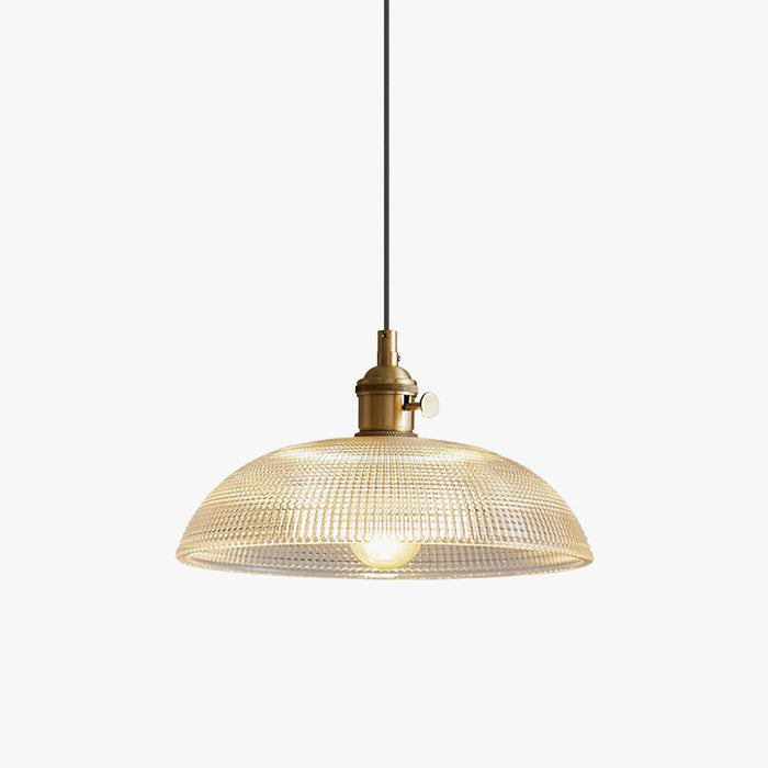 Ribbed Spiral Pendant Swag Light - DWHOME