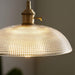 Ribbed Spiral Pendant Swag Light - DWHOME