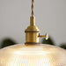 Ribbed Spiral Pendant Light-DWHOME