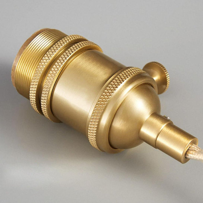 Ribbed Spiral Pendant Swag Light - DWHOME