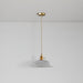 Ribbed Spiral Pendant Light-DWHOME