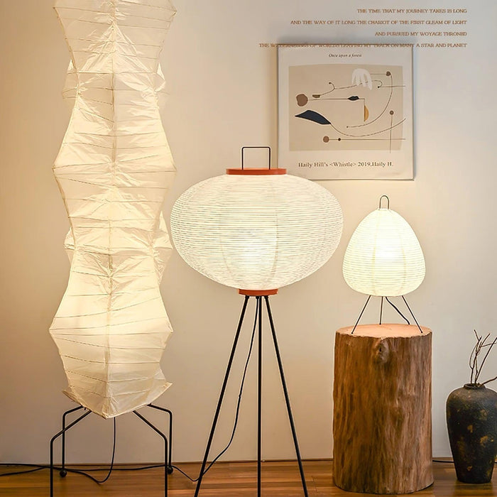 Rice Paper Floor Lamp-DWHOME