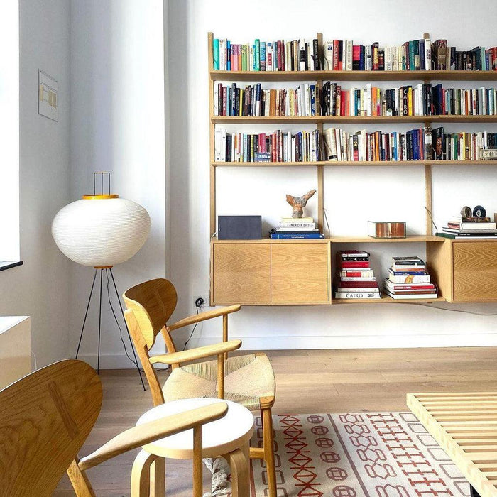 Rice Paper Floor Lamp-DWHOME