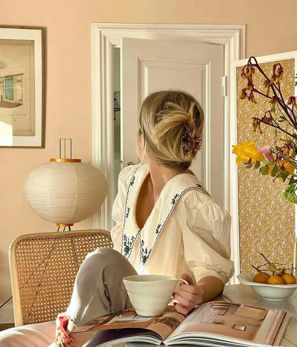 Rice Paper Floor Lamp-DWHOME