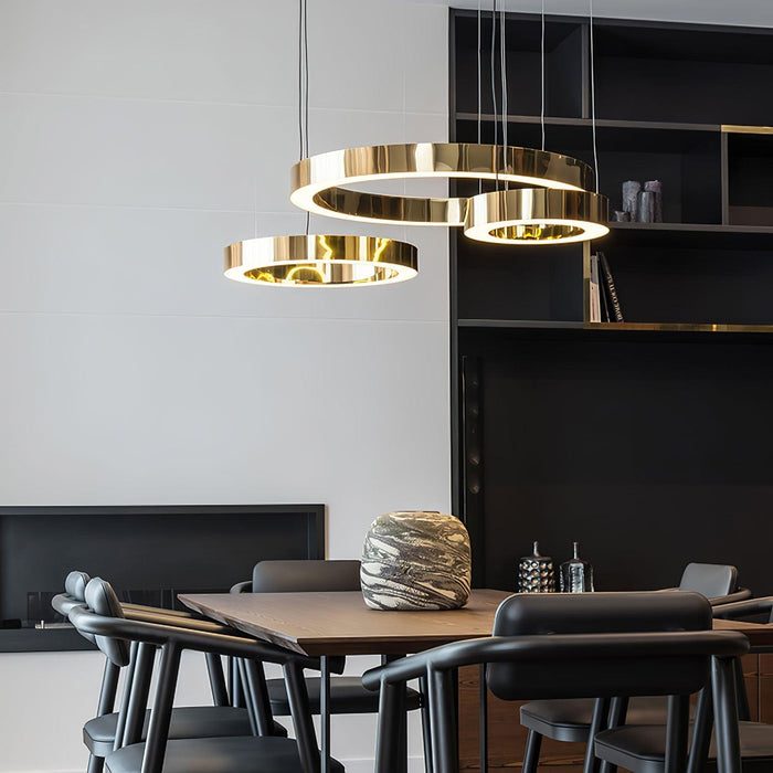 Ring LED Pendant Light-DWHOME