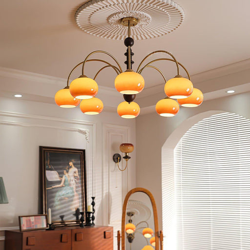 Ripe Persimmon Chandelier-DWHOME