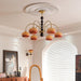 Ripe Persimmon Chandelier-DWHOME