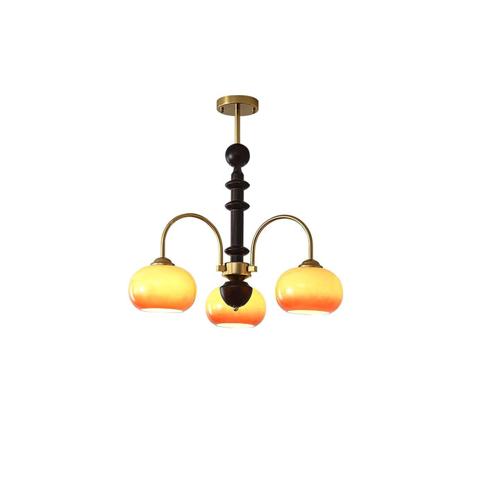 Ripe Persimmon Chandelier-DWHOME