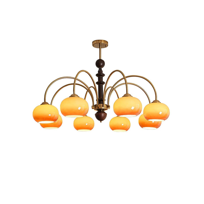 Ripe Persimmon Chandelier-DWHOME