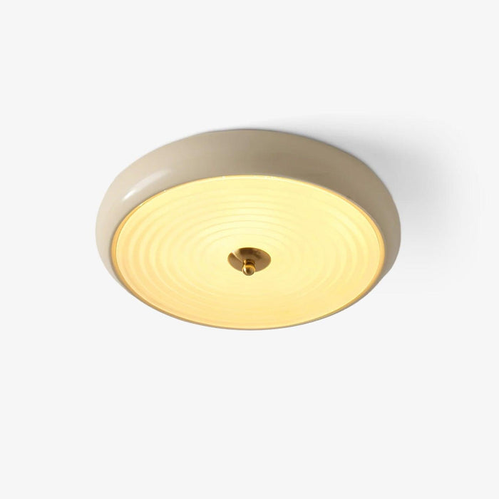 Ripple Cream Ceiling Lamp-DWHOME