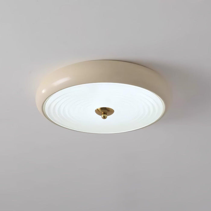 Ripple Cream Ceiling Lamp-DWHOME