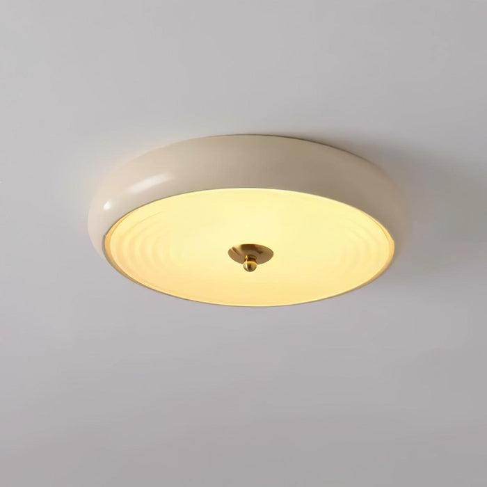 Ripple Cream Ceiling Lamp-DWHOME