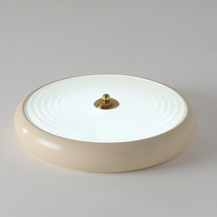 Ripple Cream Ceiling Lamp-DWHOME