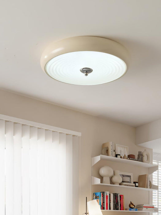 Ripple Cream Ceiling Lamp-DWHOME