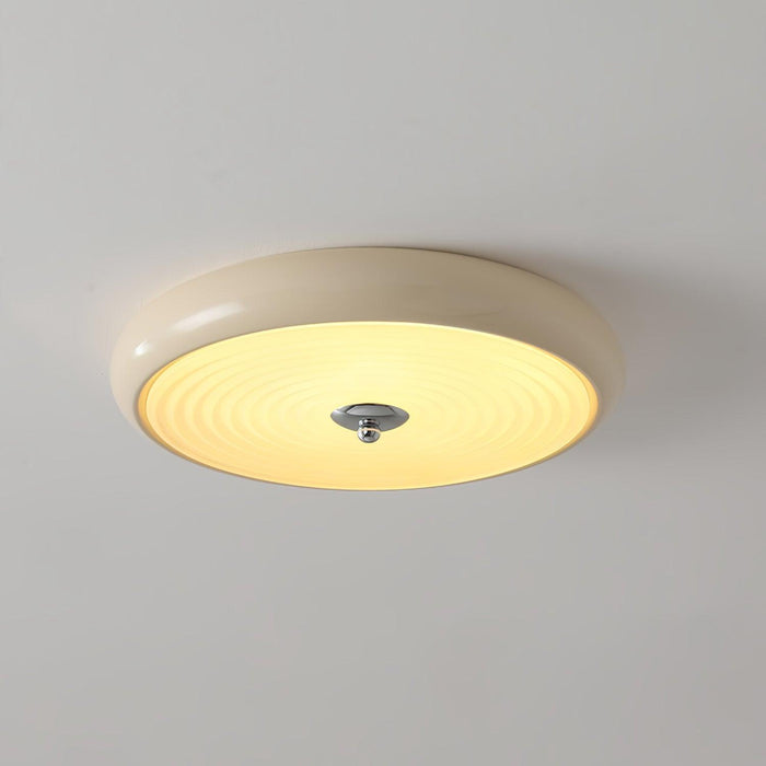 Ripple Cream Ceiling Lamp-DWHOME